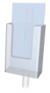 4 inch wide clear acrylic pamphlet holder