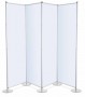 4 Section Partition graphic sign holder stand
