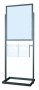 Floor Standing Sign Holders - Information Stands - Welded Base: LF3LT3