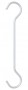 Hanging Displays - Double S Hooks Set of 50