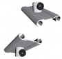 Extra sign holder set for rigid graphic stand
