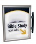 wall mount 8.5"x11" Snap Frame with sign holder brackets
