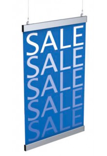 slimline aluminum snapgraphics poster hanger