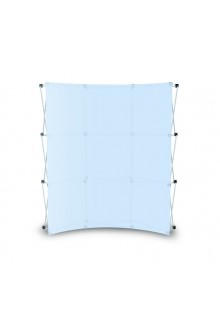 Curved Presto Pop-Up Frame 3x3